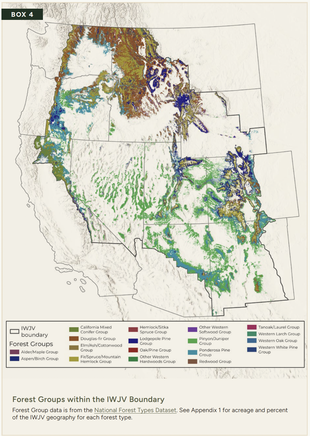 Western Forests Map